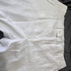 Ralph Lauren Men's White Linen Pants 34x34